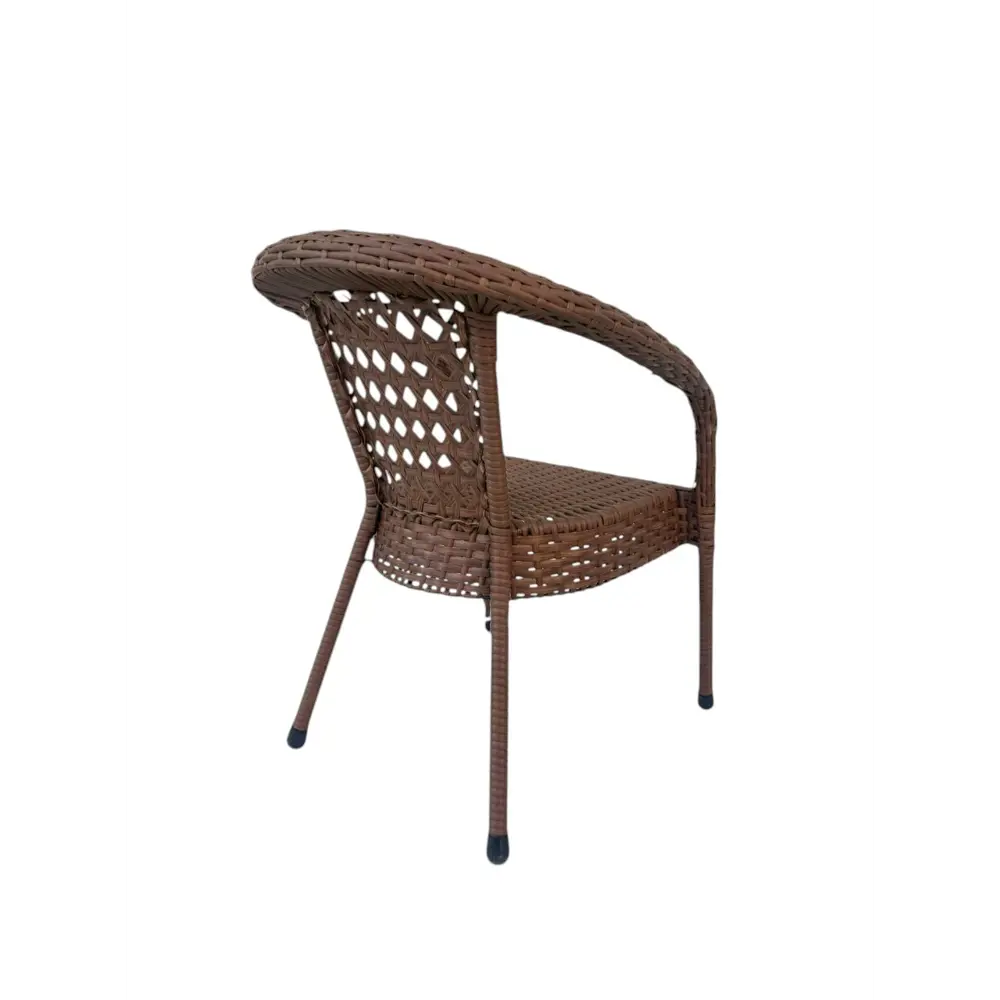 Кресло садовое Deco 66x58x80 см металл коричневое Santreyd STLM-2092469 - Вид №5