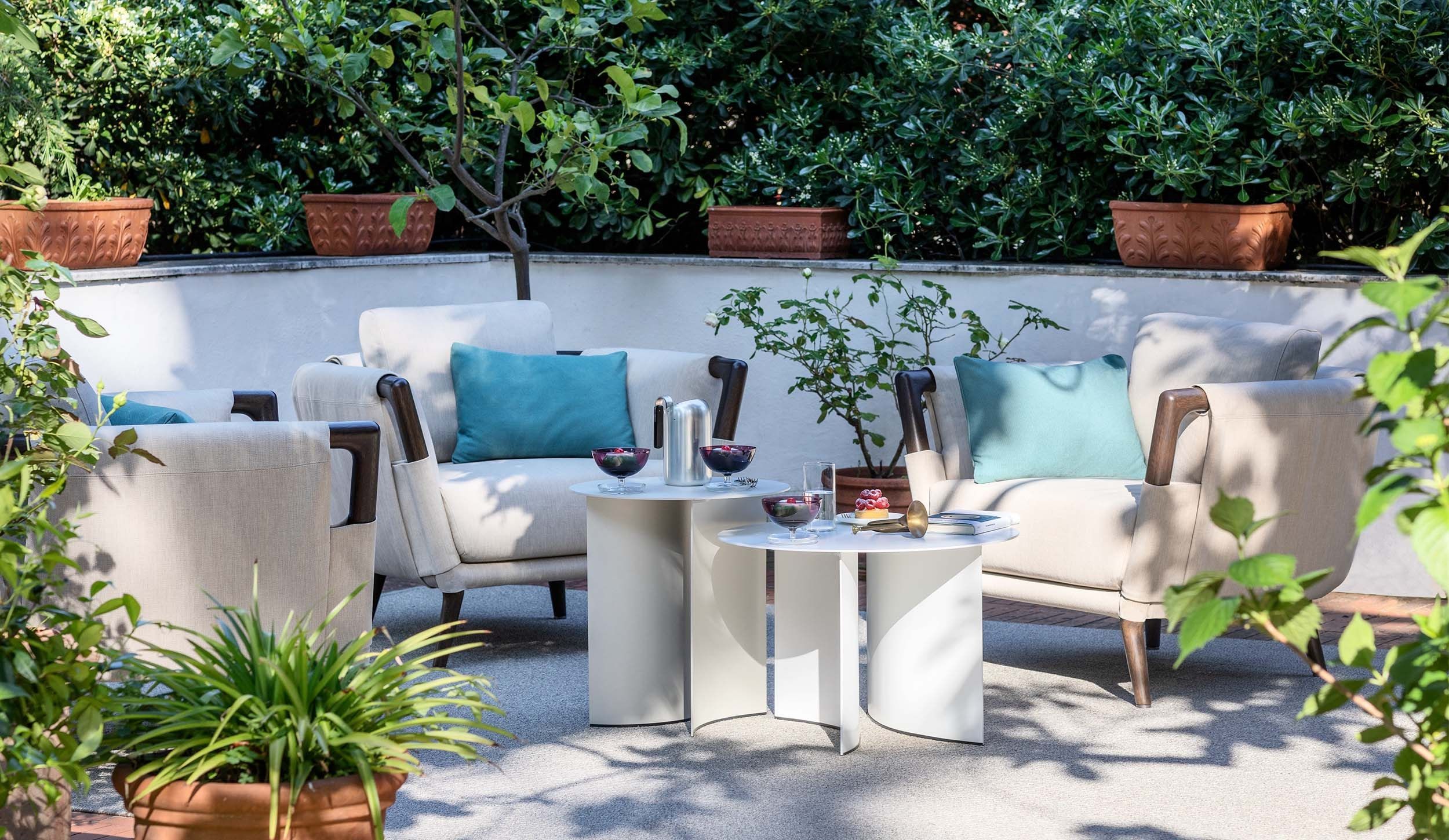 Съемное садовое кресло из ткани Flou Гауди ARCH-00029425 - Вид №2