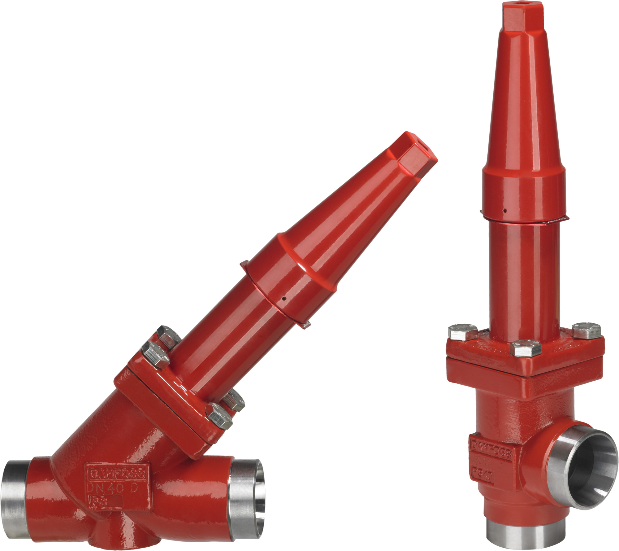Danfoss SVA-L — запорные клапаны с удлиненным штоком SVA-L 40 D ANG CAP Запорный клапан 148B5641  - Вид №11