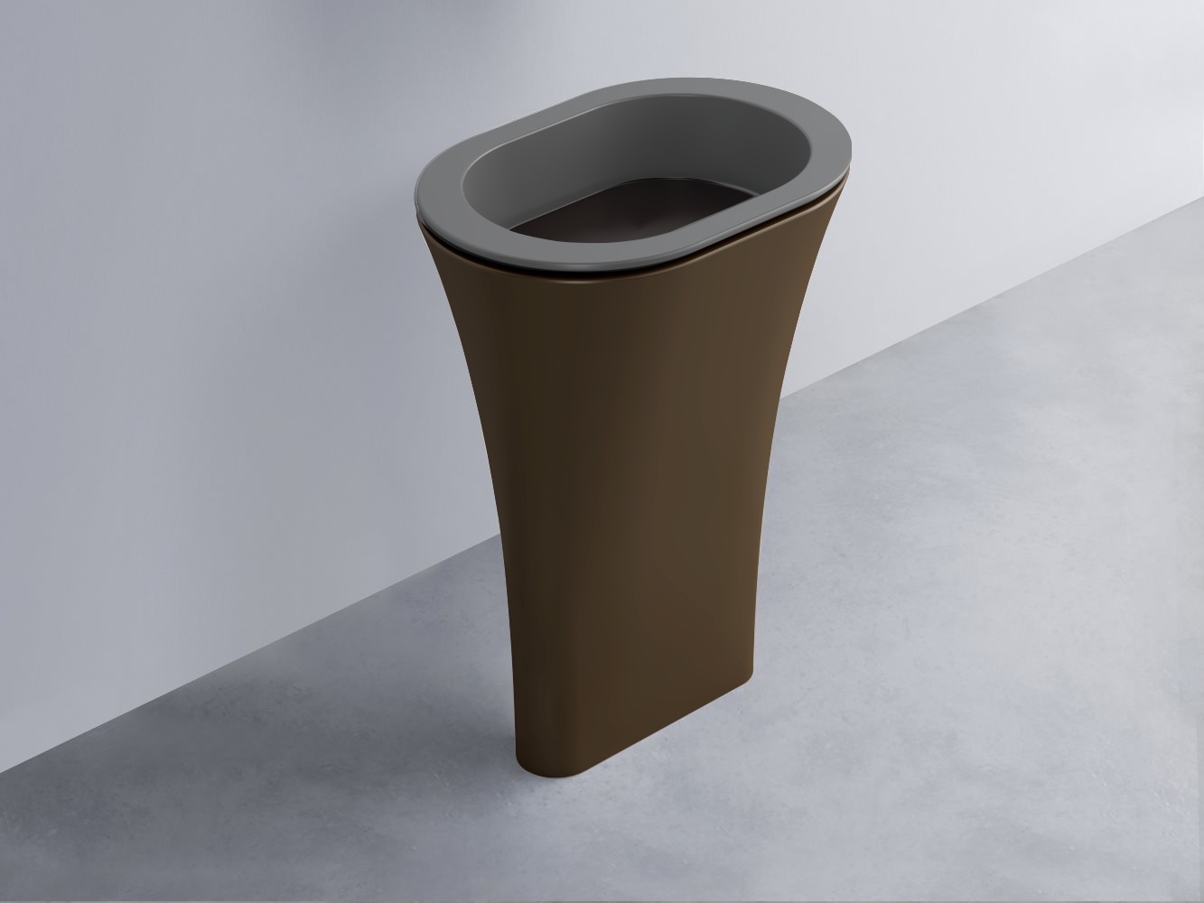 AMLA65-CM+AMPILO-LV+AMCOLO-CA Раковина Amedeo Ovale отдельностоящая cielo Enjoy + Amedeo Ceramica Cielo