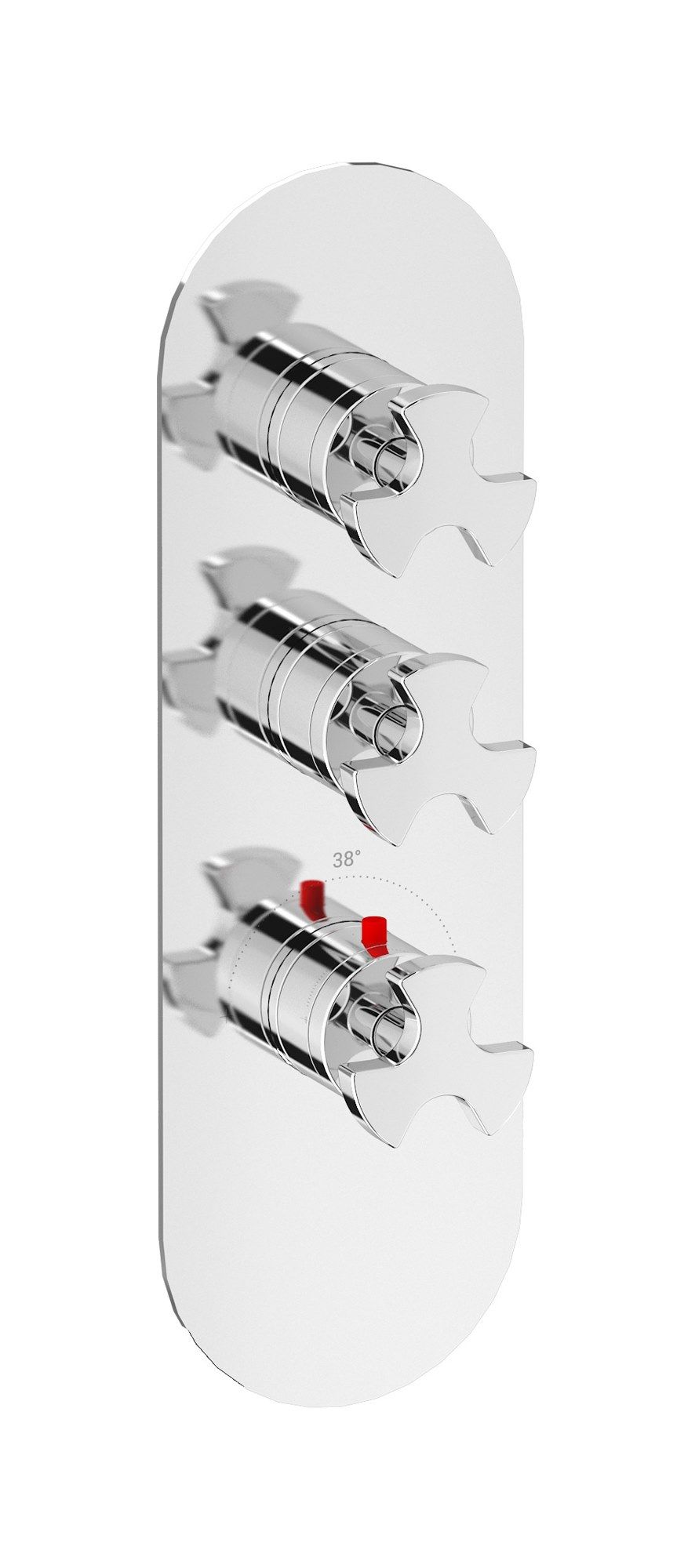 Термостатический смеситель для душа с 3 отверстиями IB AQUA - 2 WAYS EUA212 ARCH-00143058 - Вид №3