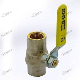 Кран шаровый FIV для газа 1" ВВ FUTURGAS плоский рычаг 80010100