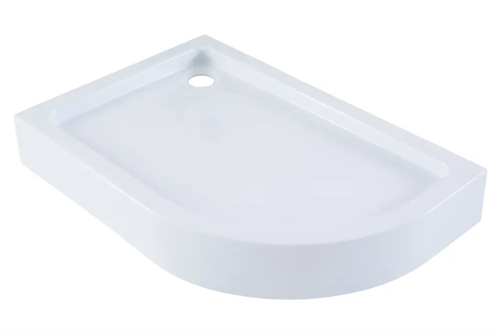 Душевой поддон SENSEA Basic угловой 80×120 см с регулируемыми ножками 82658157