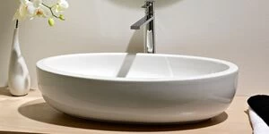 8111 Накладная раковина на столешницу  овальная Scarabeo Ceramiche