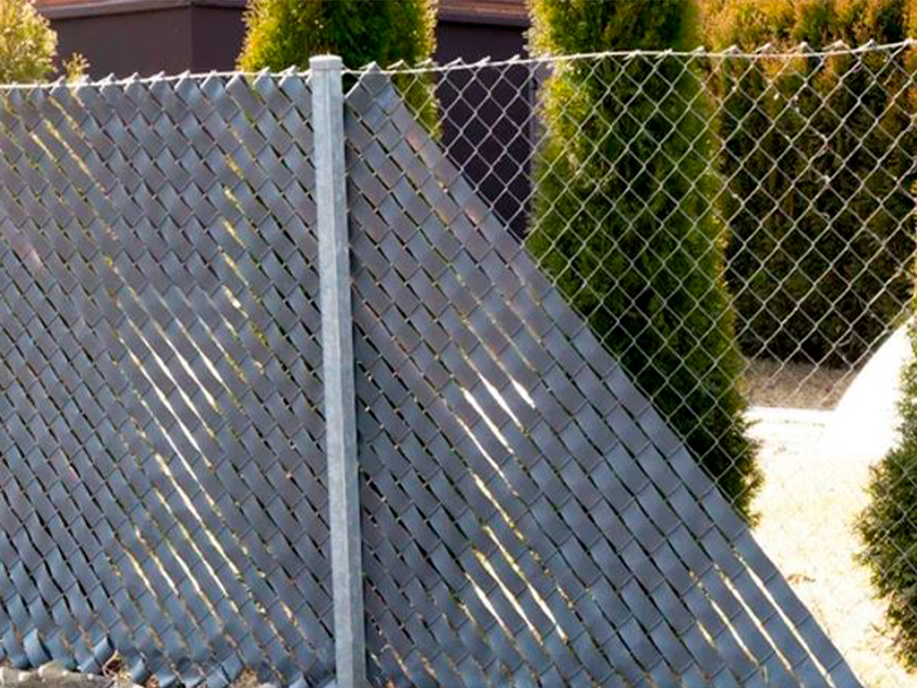 Заборная лента серая 55 мм Геопластборд GPBST-173 - Вид №2