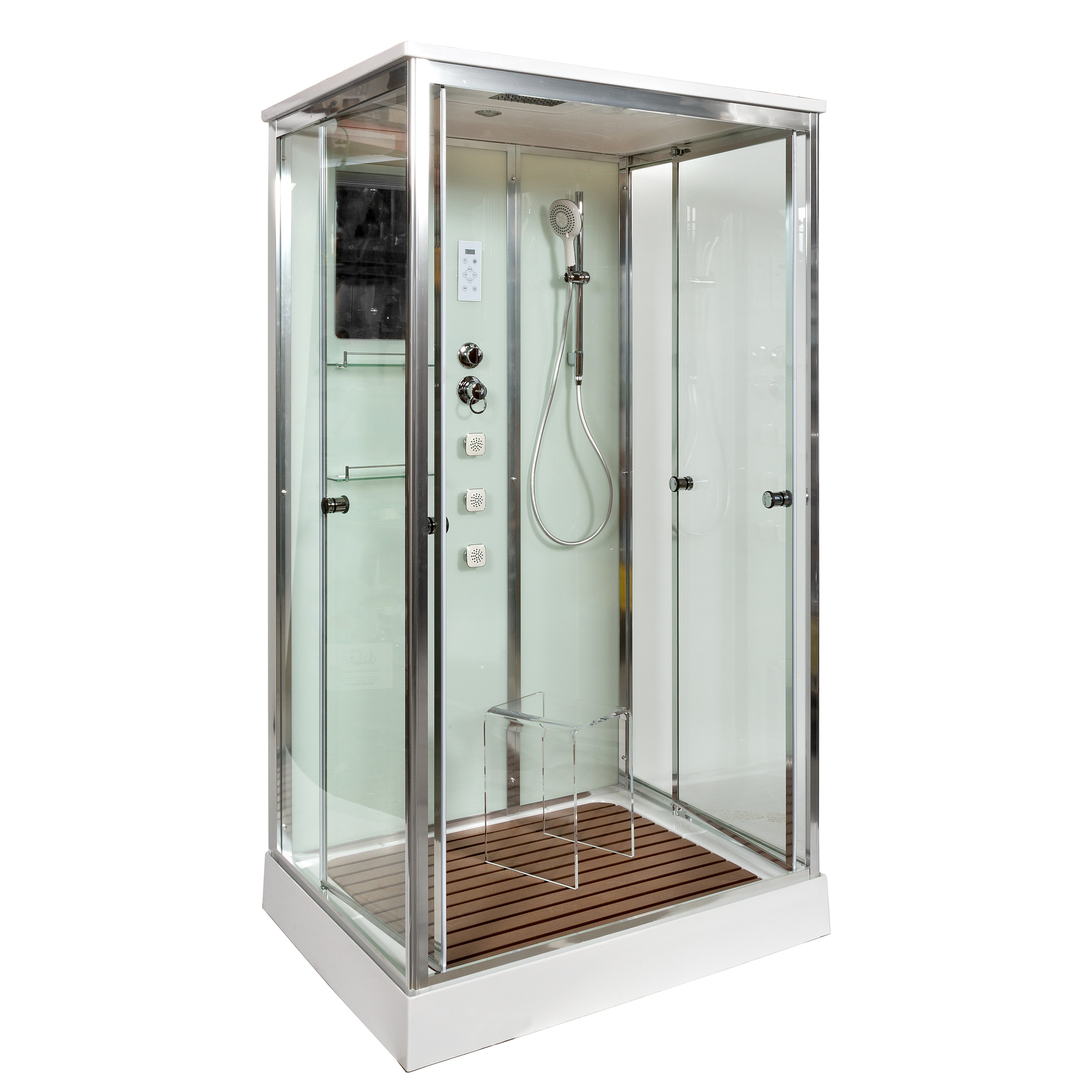 ЕМ4511 L с гидромассажем (гм.) Душевая кабина DETO Серия EM V1215 - Вид №6