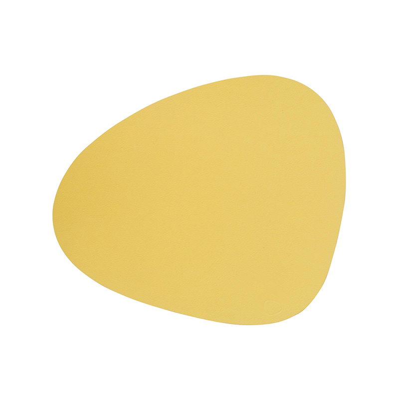 981034 NUPO yellow подстановочная салфетка фигурная 24x28 см, толщина 1,6 мм;LIND DNA 