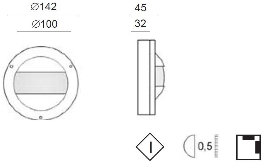 BEL-LIGHTING Бра Direct Light Turtle  1137  - Вид №2