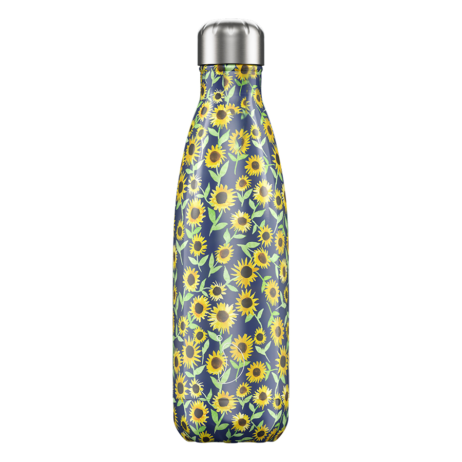 B500FLSUN Термос floral, sunflower, 500 мл Chilly's Bottles 