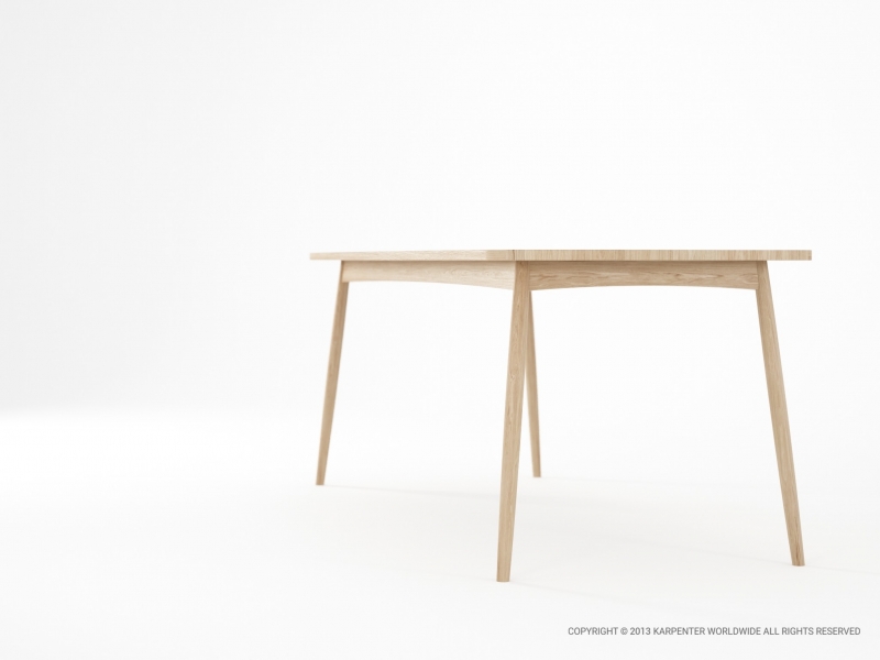 552_1118 Стол обеденный прямоугольный 200х90 Karpenter Twist - Вид №3