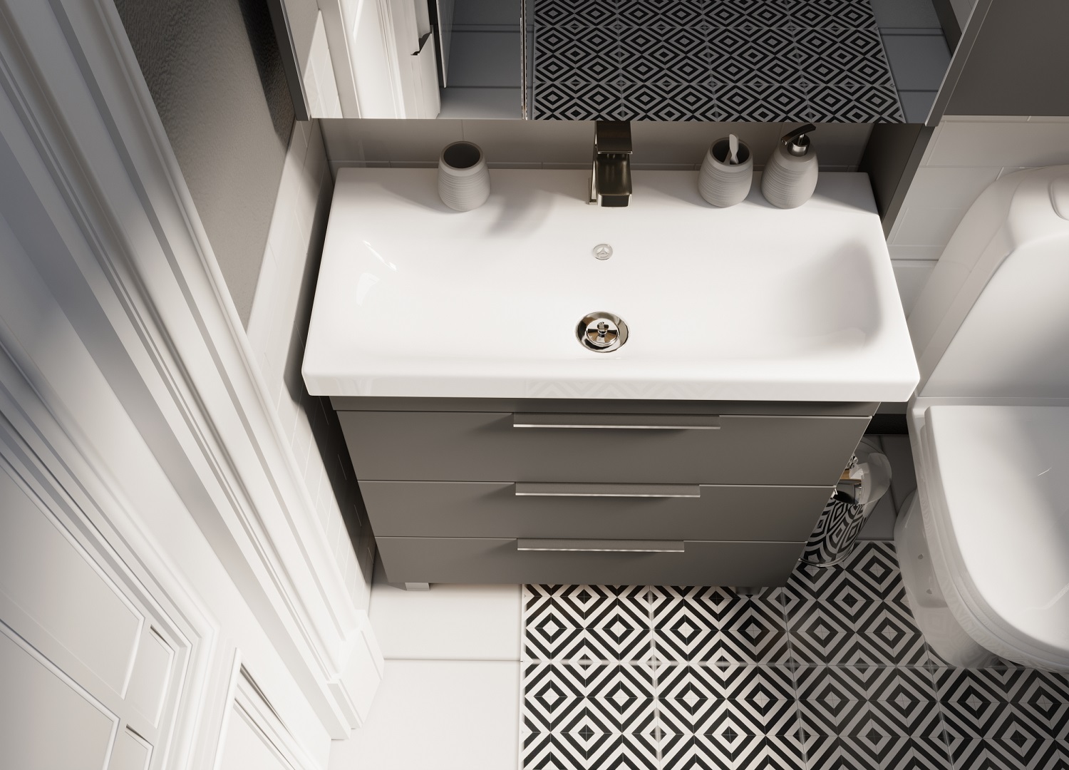 У92545 Тумба Gaula 60Н 3я Black 1 Marka Gaula  - Вид №1