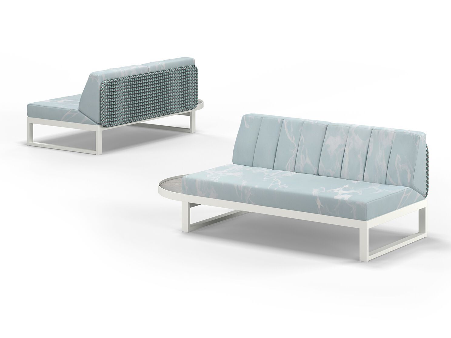 Модульный тканевый диван с 2-местный журнальный столик MAMAGREEN Munia ARCH-00120642 - Вид №3