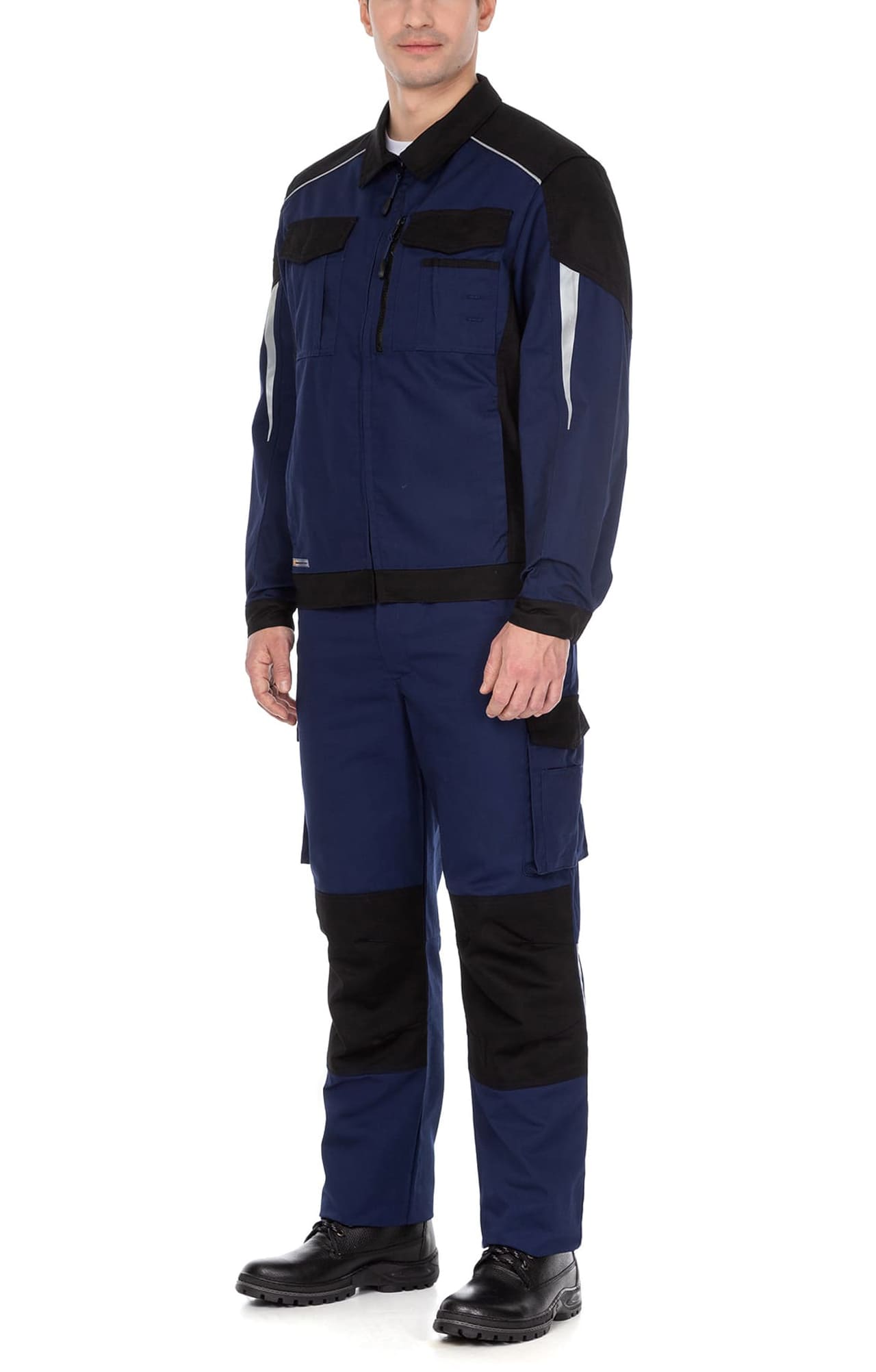 70047 Костюм  NEW темно-синий с черным STATUS  Летняя спецодежда  размер 56-58/182-188  - Вид №16