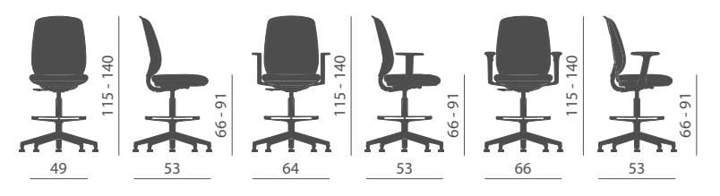 Офисный стул Kastel Key Smart ARCH-00088874 - Вид №3