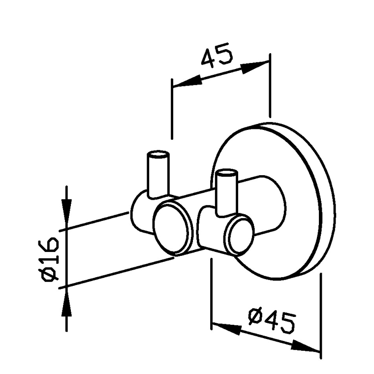 702216 Двойной крючок AC216 WAGNER_EWAR A-LINE Wagner Ewar  - Вид №1