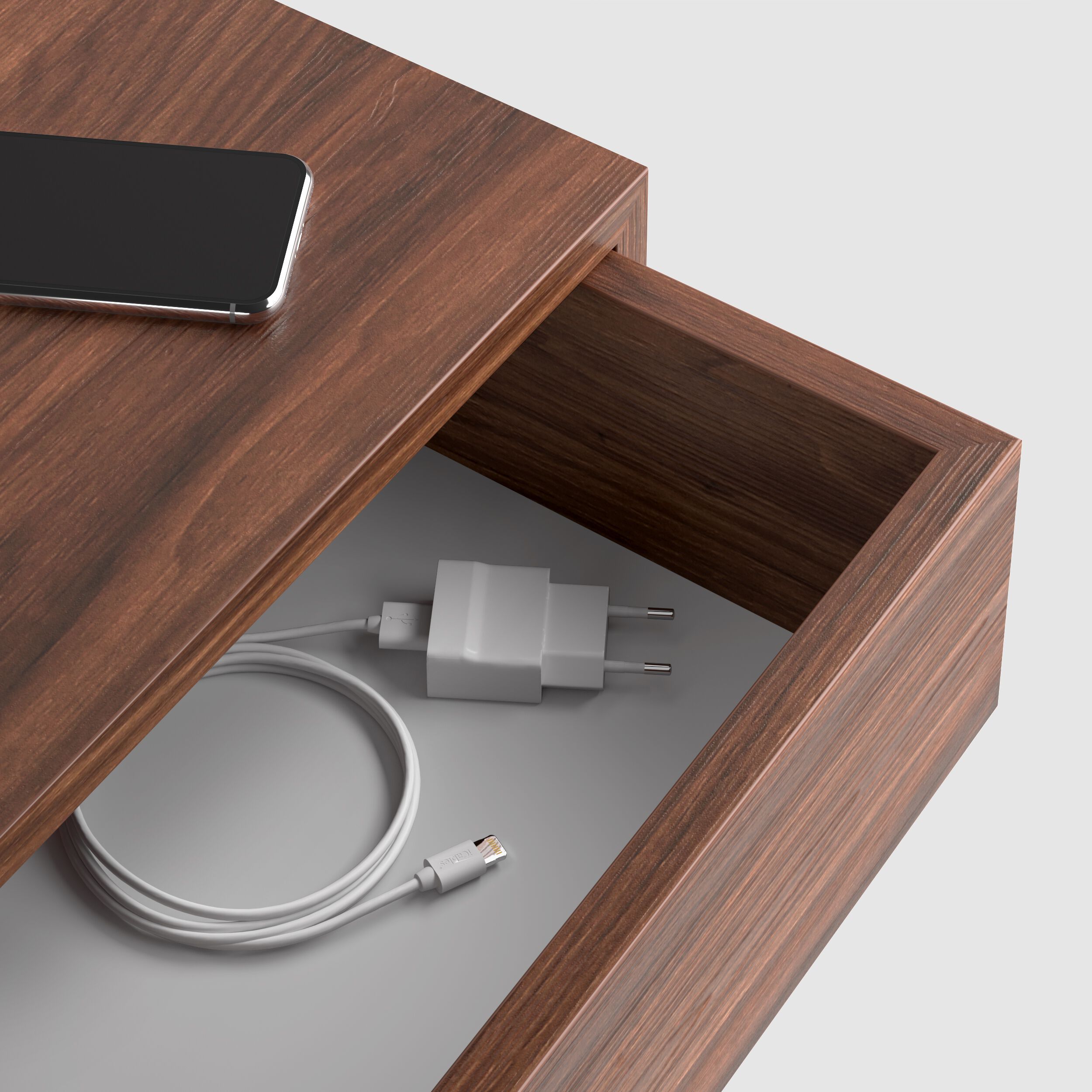 Прикроватная тумбочка с выдвижным ящиком Mobili Fiver RICCARDO ARCH-00064333 - Вид №17