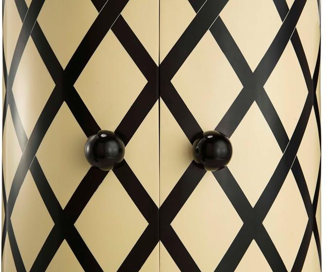 Scarlet Splendour Мобильный бар в мдф Vanilla noir sun-id-1435361 - Вид №4