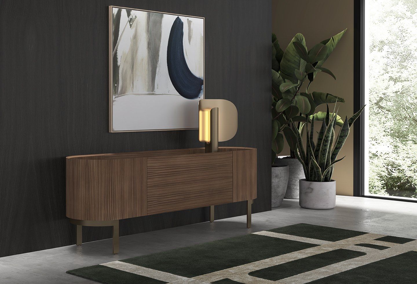 Алюминиевая светодиодная настольная лампа Punt Стокгольм ARCH-00090102 - Вид №10