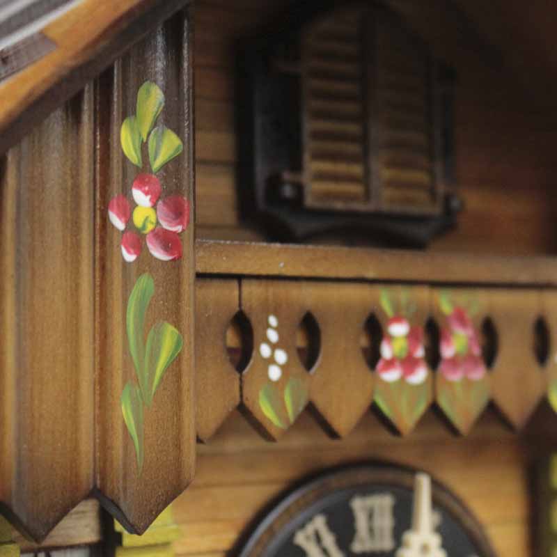 Часы настенные коричневые с кукушкой Sars 8M SARS ДИЗАЙНЕРСКИЕ 00-3967469 Коричневый  - Вид №4