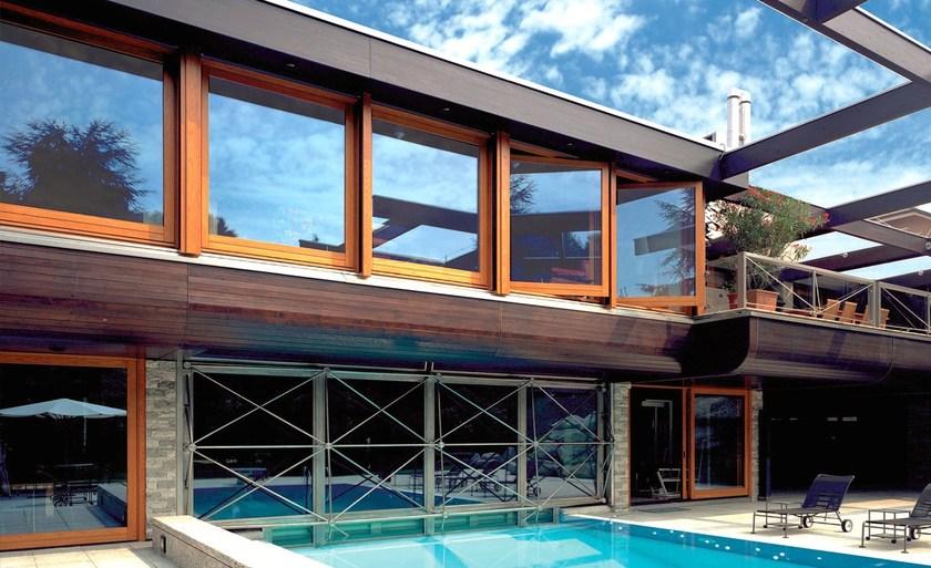 Capoferri Serramenti Распашное окно с терморазрывом из дерева sun-id-1461462 - Вид №7