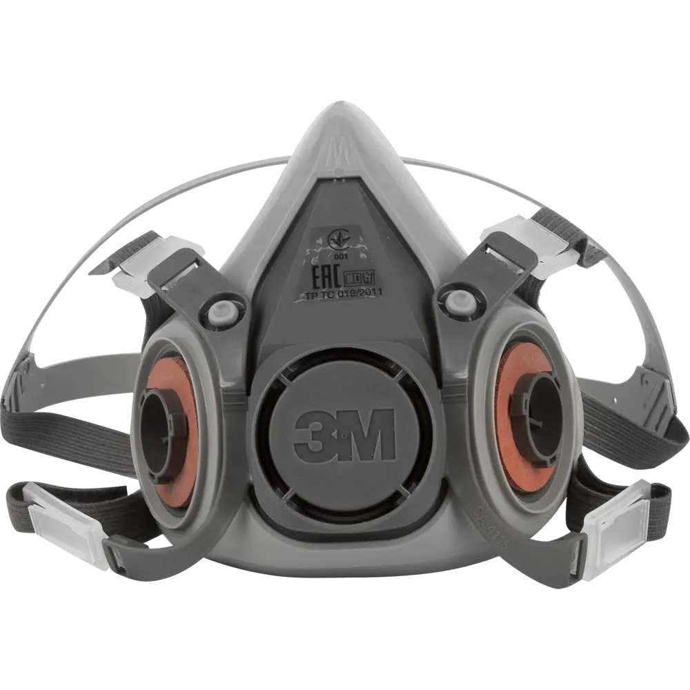 Респиратор 3М 6200 с двойными фильтрами 3M STLM-2170186 - Вид №1
