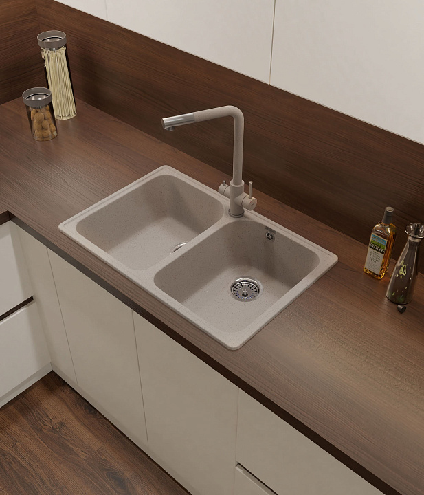 Кухонная мойка 15 GRANFEST QUARZ - Вид №5