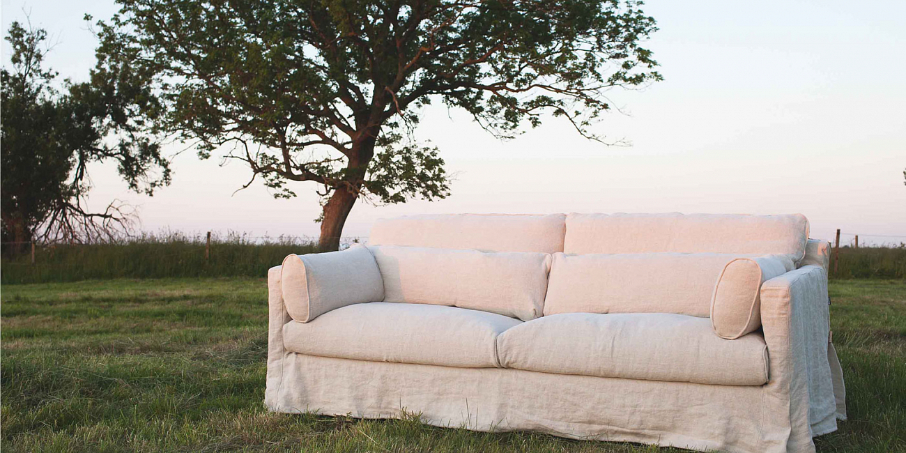 Диван Sara двухместный прямой молочный SITS ДИЗАЙНЕРСКИЕ, SARA 192333 Бежевый;молочный  - Вид №5