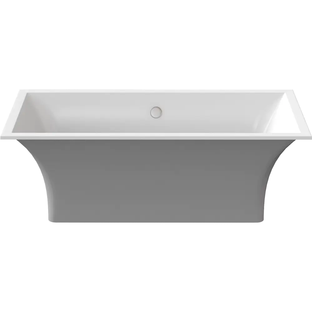 Ванна Lotus 170x80 см искусственный камень цвет серый 83671884 STLM-2200929 Santreyd - Вид №1