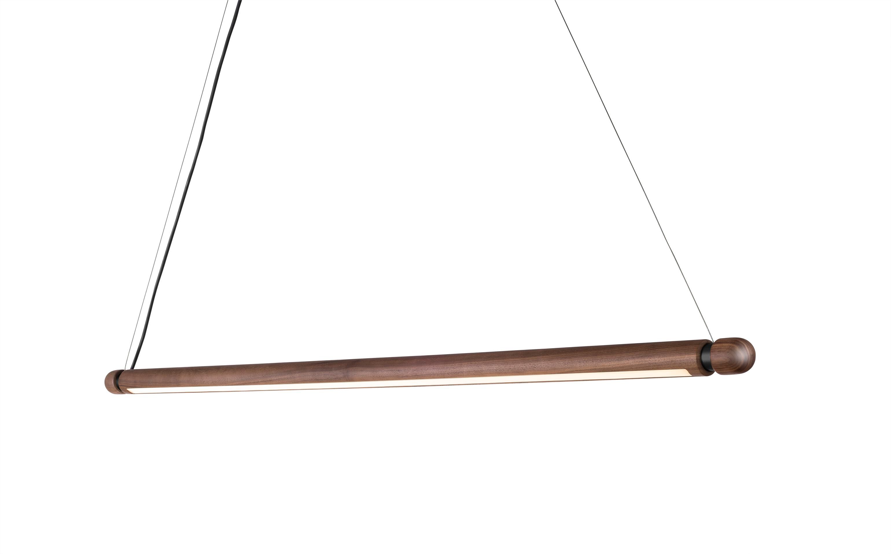 Светодиодный подвесной светильник из орехового дерева NOMON Linea ARCH-00055460 - Вид №2