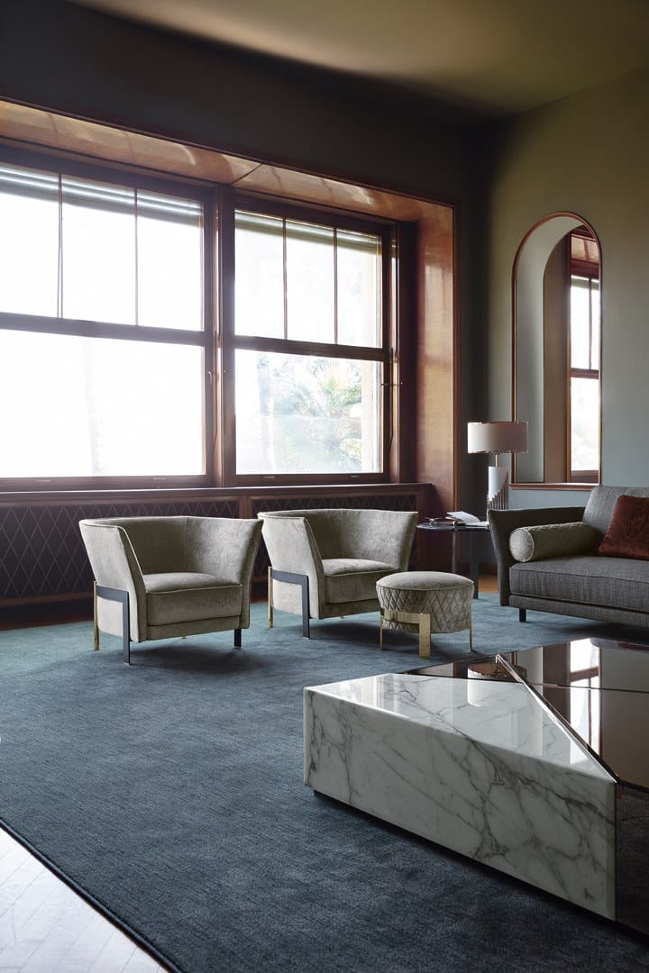 Тканевое кресло с подлокотниками OPERA CONTEMPORARY Cosmo ARCH-00067788 - Вид №3