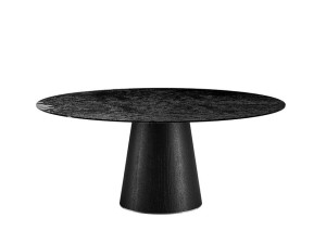 Круглый Хрустальный обеденный стол