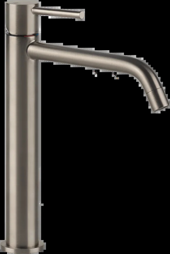 Смеситель для умывальника 18606 149 Gessi Via tortona МАТОВЫЙ НИКЕЛЬ FINOX