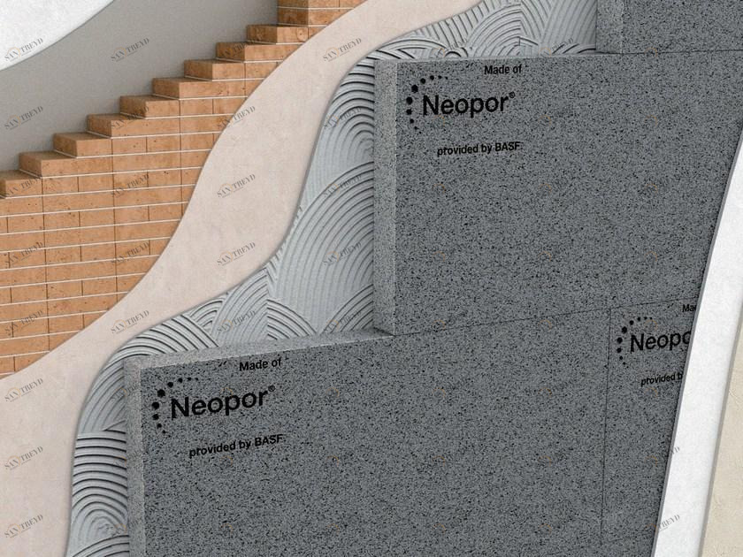 Neopor® by BASF Теплоизоляционная панель Neopor® для полнотелых кирпичных стен sun-id-1390685