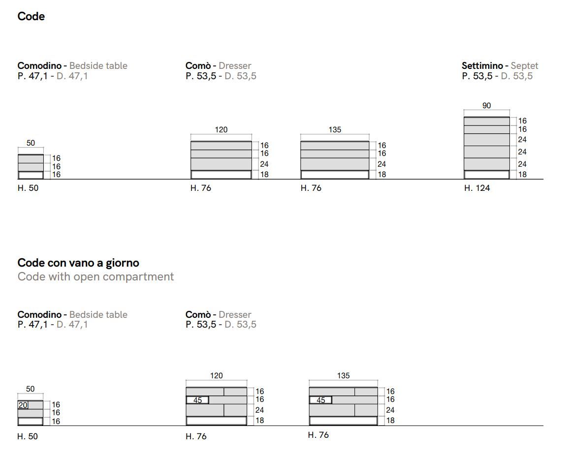 Прямоугольная тумбочка из меламиновой ткани Adok Cube ARCH-00067527 - Вид №3