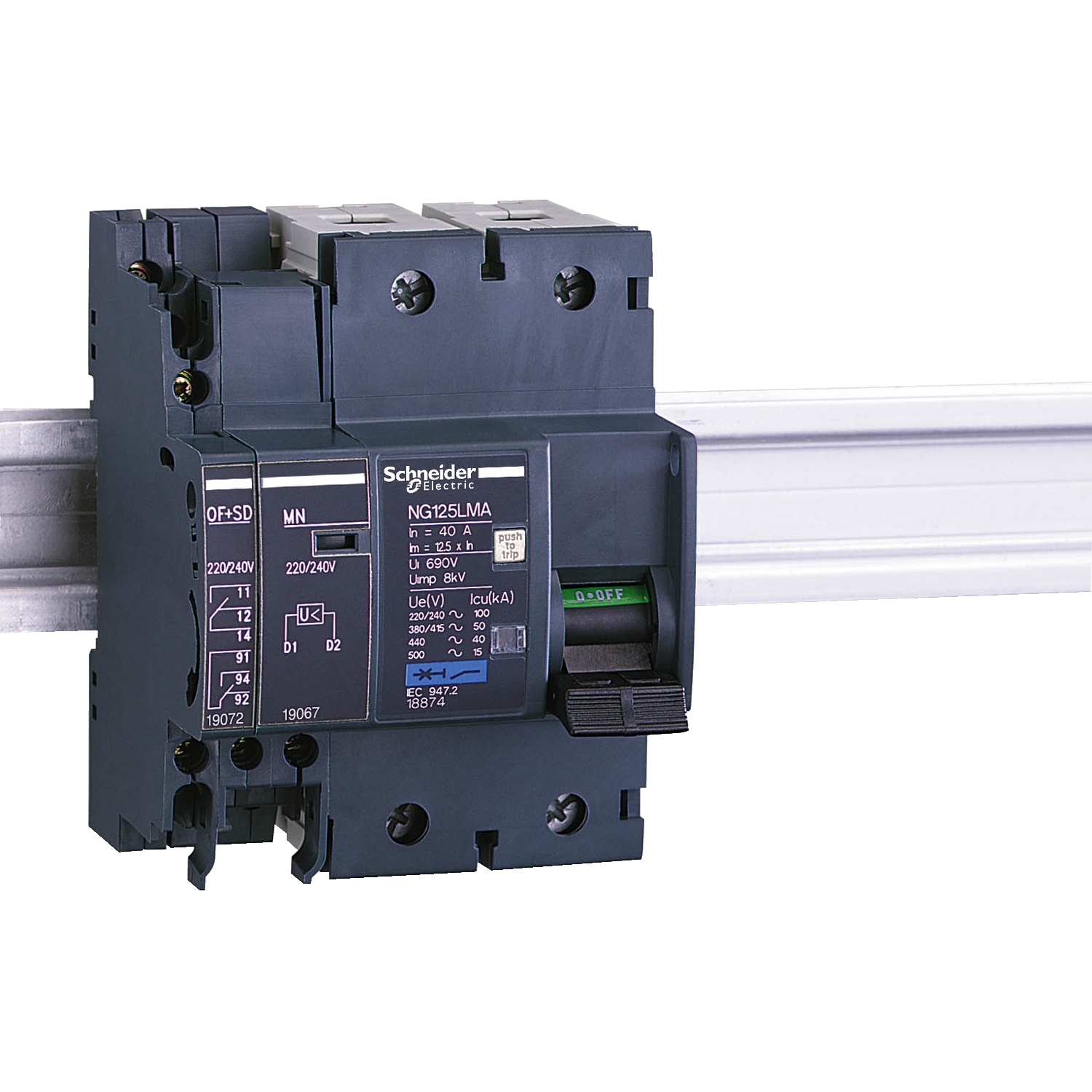 19072 КОНТАКТ СОСТОЯНИЯ OF+SD ДЛЯ NG125 Schneider Electric Acti 9 