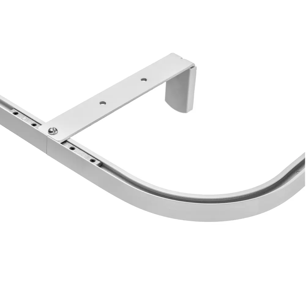 Элемент поворотный пристенный Арт-декор алюминий цвет белый STLM-2074087