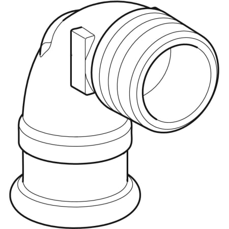 GEBERIT 63889 Переходной угольник Geberit Mapress из меди 90°, с наружной резьбой  - Вид №1