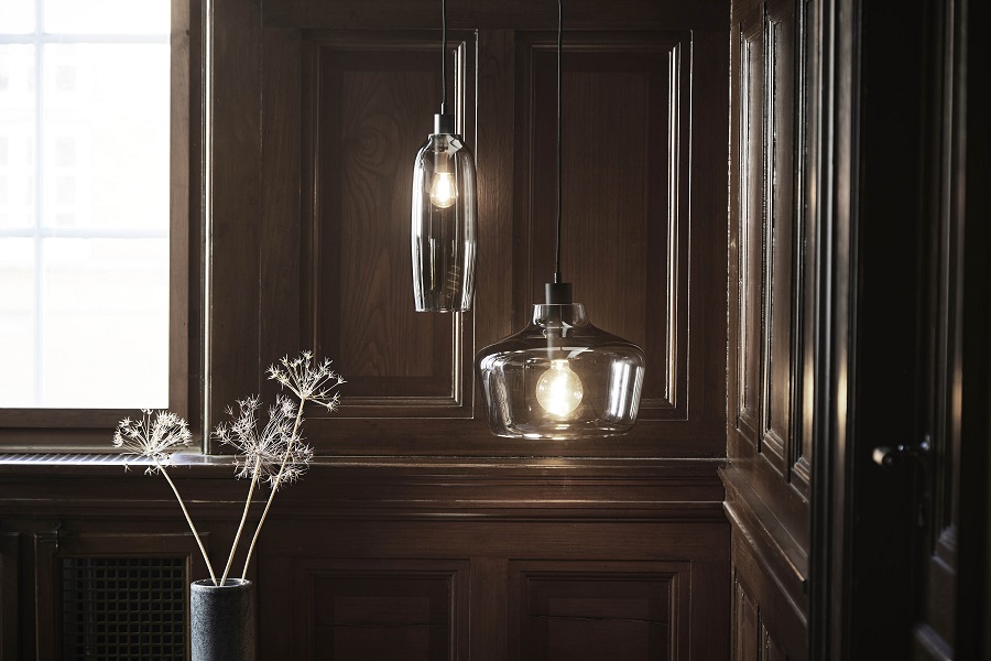 Лампа подвесная Kyoto, серая Frandsen 152026505001 - Вид №1