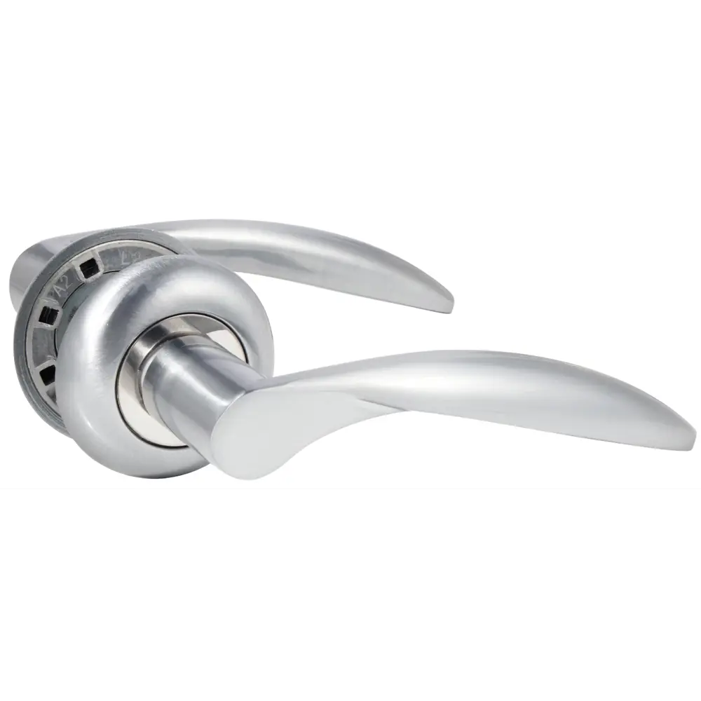 Дверная ручка EDSON EDS-13-Z01 с автовозвратом в матовом хроме 82677950 STLM-0033859