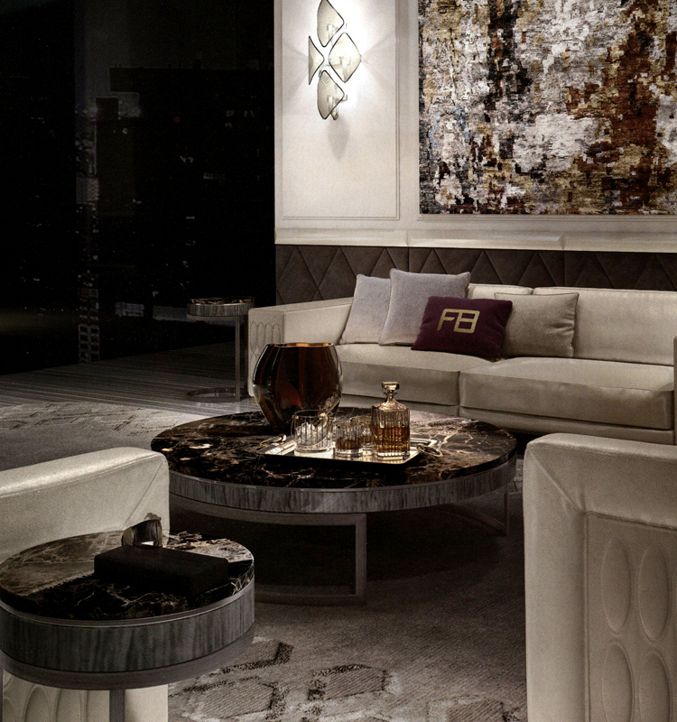 Стол журнальный ZIRCONE FRANCO BIANCHINI ELG 3571 K  - Вид №1