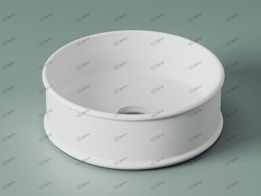 Atl001 Накладная раковина на столешницу  овальная ArtCeram ATELIER