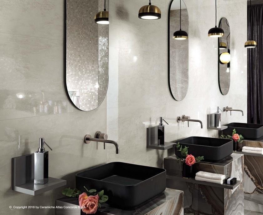 Atlas Concorde Белая плитка для стен с эффектом мрамора Marvel edge sun-id-1389286 - Вид №2