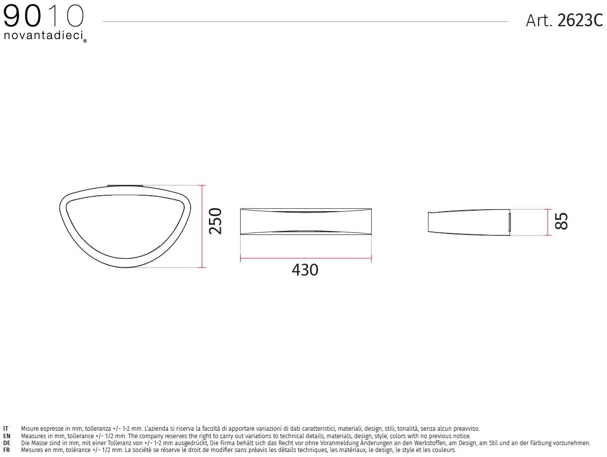 9010 novantadieci Аппликация светодиода из cristaly®  2623c  - Вид №2