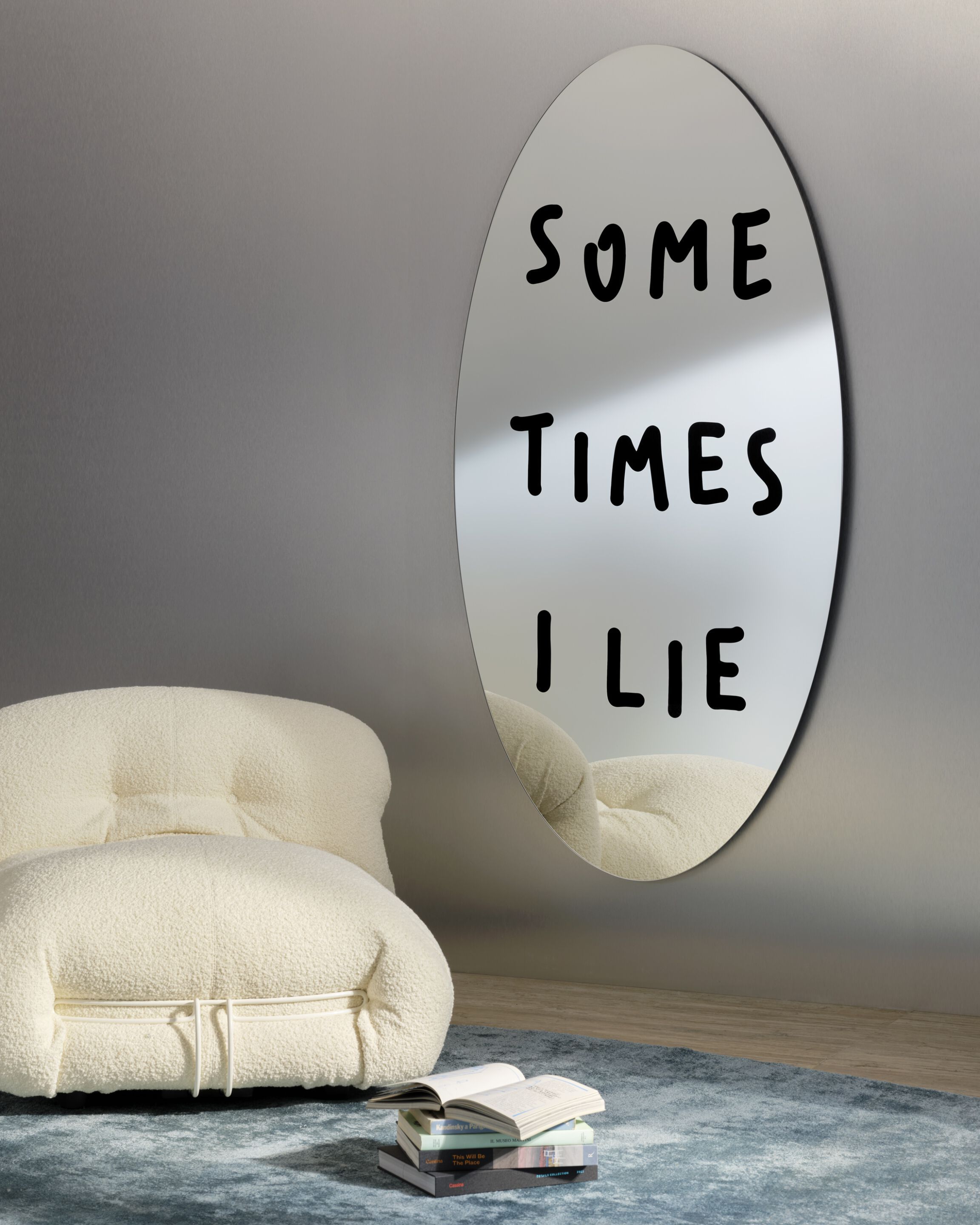 Настенное стекло овальное зеркало CASSINA ME FROM OUTSTIDE ARCH-00050794 - Вид №1