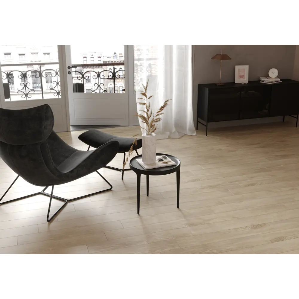 Керамогранит Golden Tile Wood Chevron 15x90 см 1.08 м² матовый цвет светло-бежевый 82731857 STLM-2012221 - Вид №4