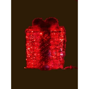 Электрическая светящиеся фигура Подарок 100 LED 50x50x50 см теплый белый свет 86164008 STLM-2121705