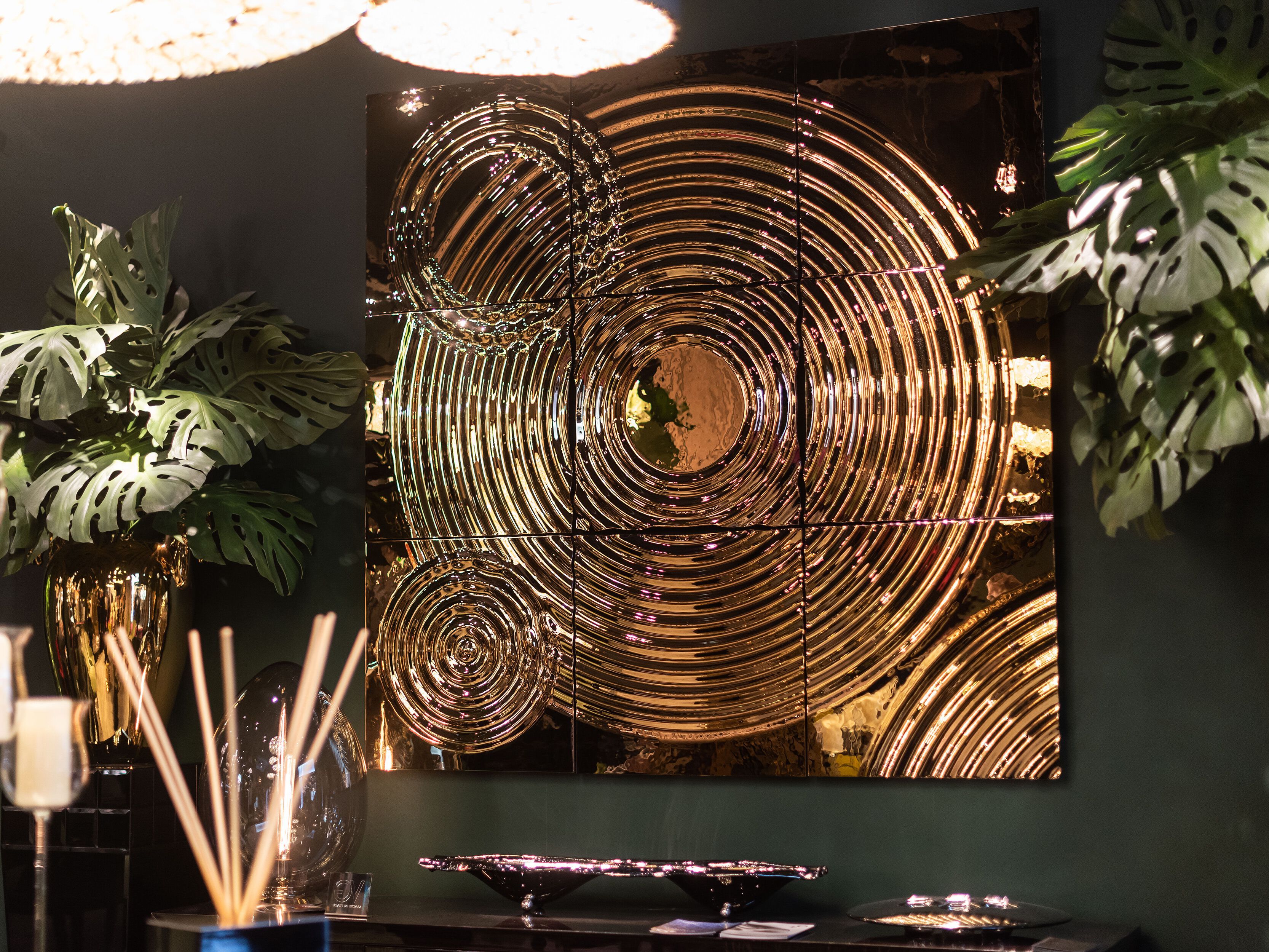 Декоративная стеклянная панель PlusObject Interference ARCH-00023701 - Вид №4