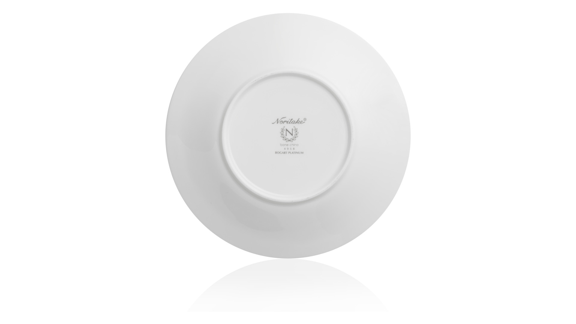 10646035 Noritake Блюдце для чашки чайной Noritake "Богарт платиновый" 15см Фарфор костяной  - Вид №1