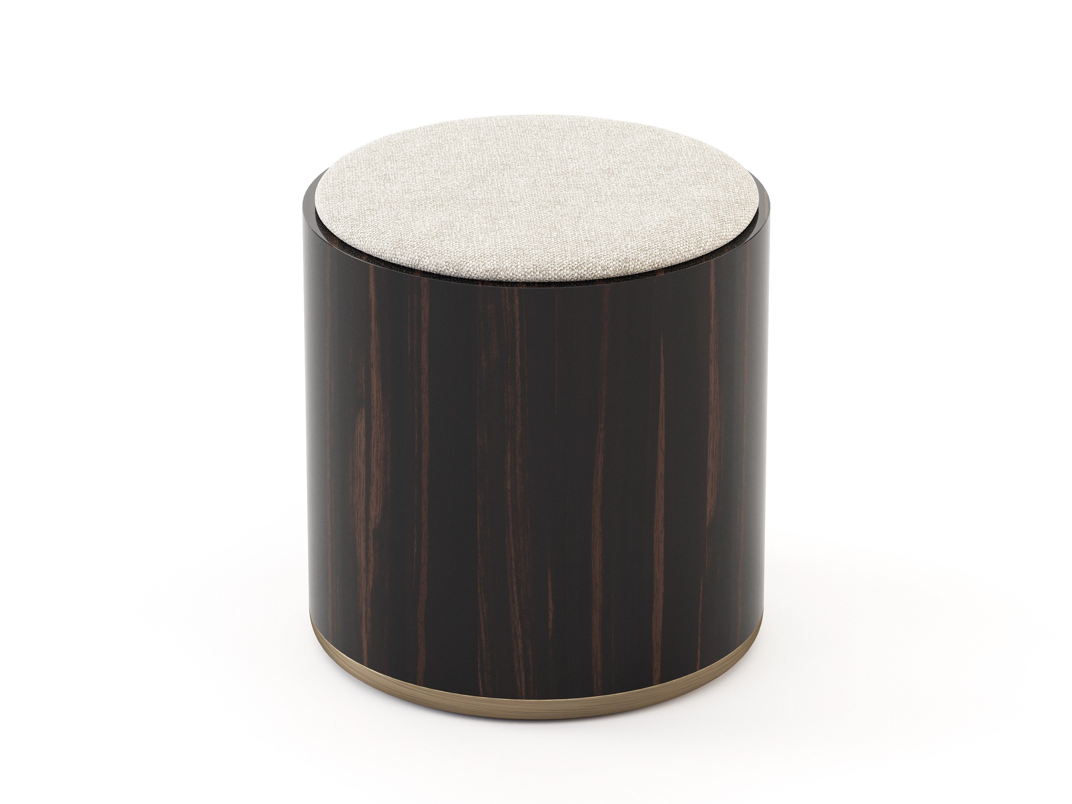 Круглый пуф из шпона Stylish Club His &amp ARCH-00044604 - Вид №12