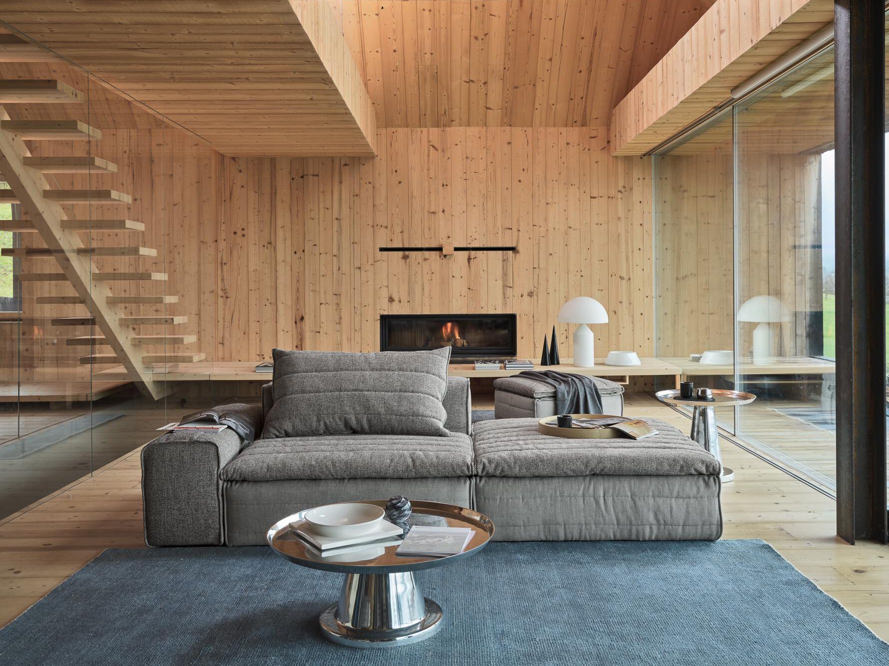 2-местный тканевый диван Gervasoni Samet High ARCH-00037486